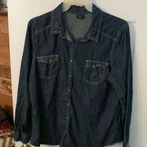 Blue jean shirt